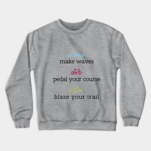 Triathlon Crewneck Sweatshirt by sycamoreapparel